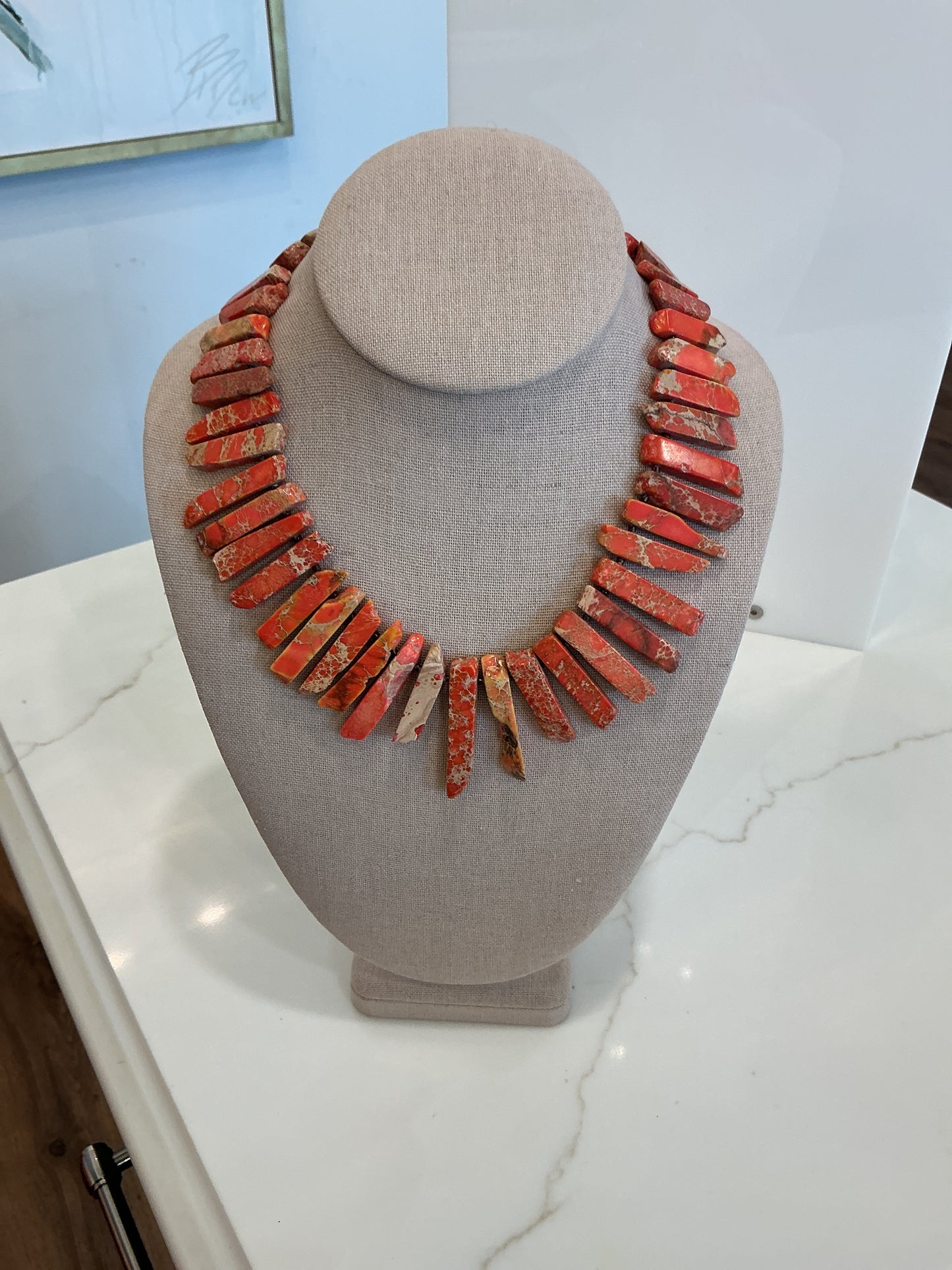 BCB - Orange Layered Necklace