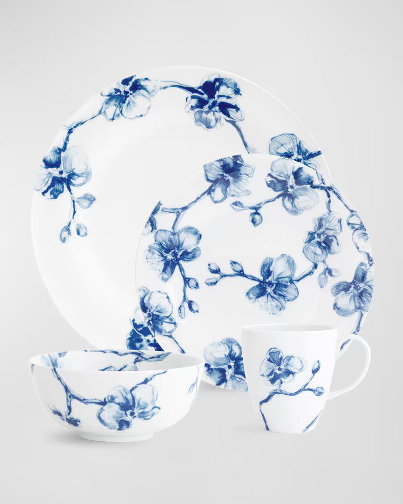 Michael Aram Blue Orchid 4pc Dinnerware Set