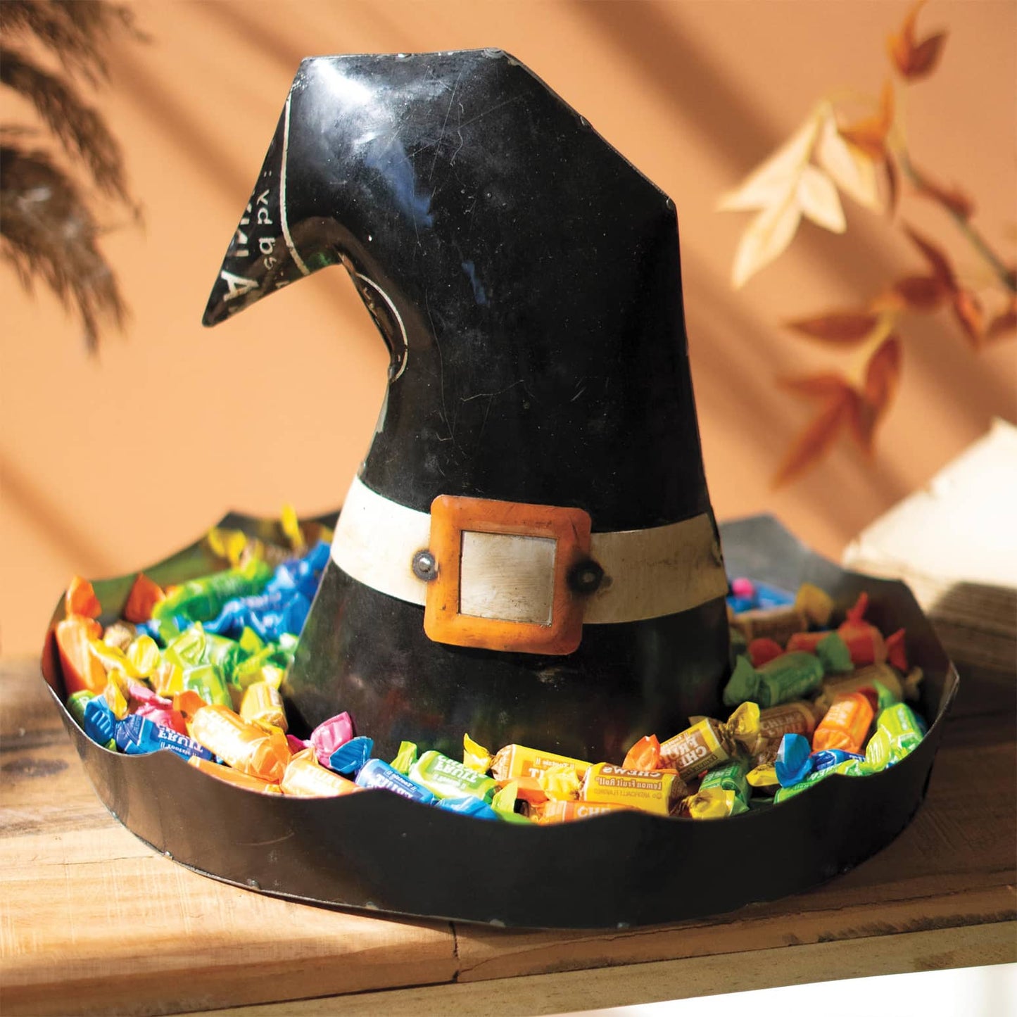 Recycled Iron Halloween Witch Hat