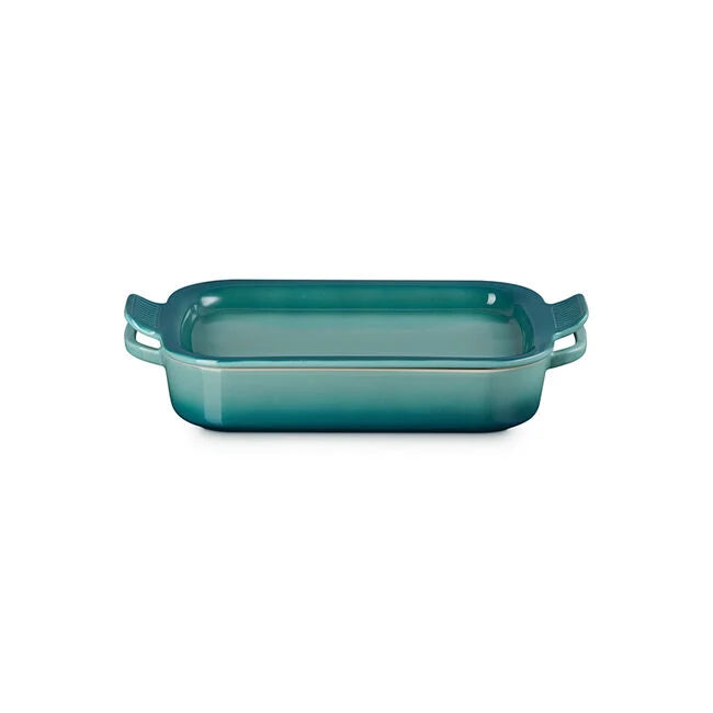 Rectangular Dish with Platter Lid, Bleu Riviera