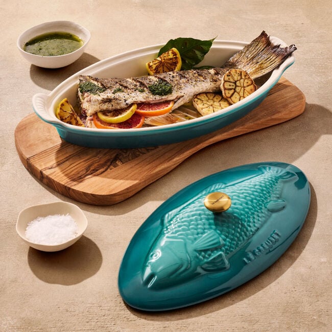 Le Creuset Fish Baker, Bleu Riviera