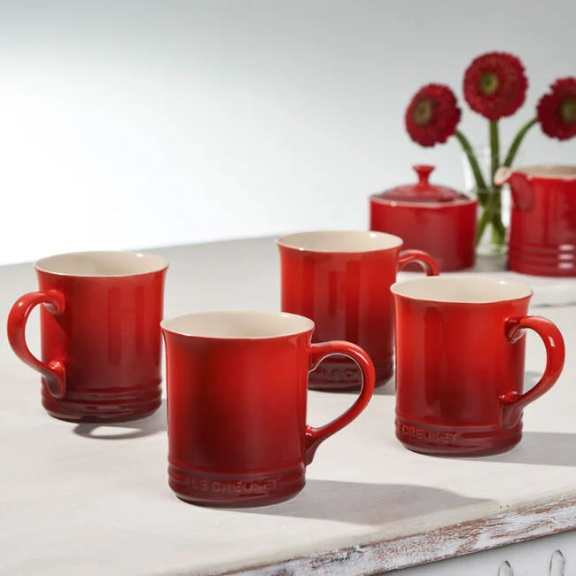 Le Creuset S/4 Vancouver Mugs, 14oz