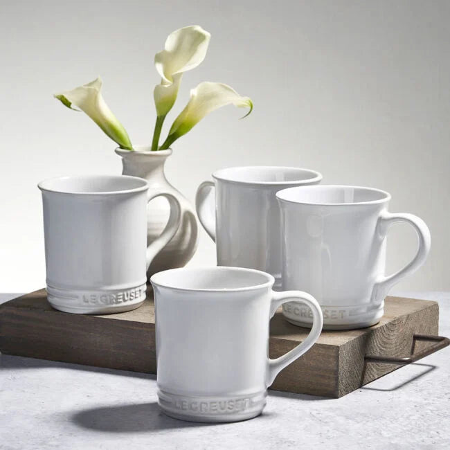 Le Creuset S/4 Vancouver Mugs, 14oz
