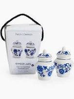 Two's Company Mini Ginger Jar Salt & Pepper Shaker