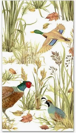Caspari Birds Of A Feather Guest Towel