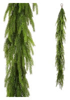 6ft norfolk pine plush garland