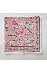 Pomegranate Climbing Dahlia Rose Tablecloth, 60x120
