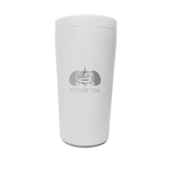 Toadfish Univ Can Cooler, White