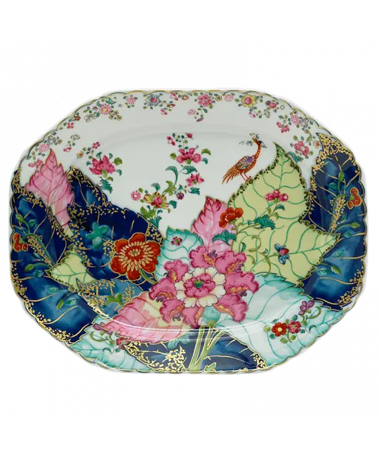 Tobacco Leaf Medium Platter, 13"