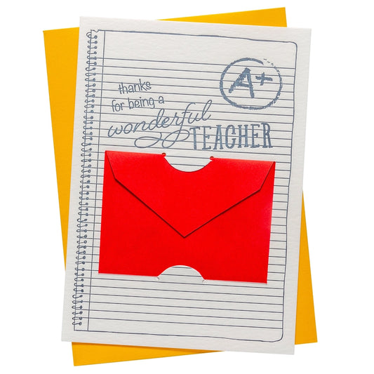 ColorBox Teacher Gift Card Holder