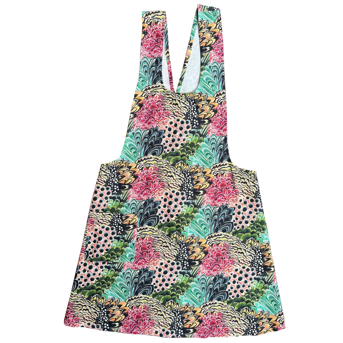 Pinafore Apron-Feathered