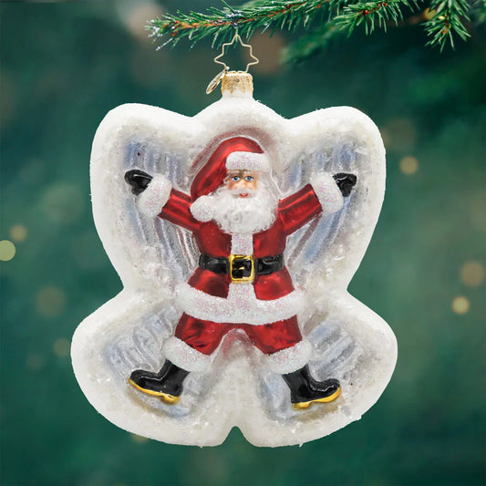 Christopher Radko Snow Angel Santa
