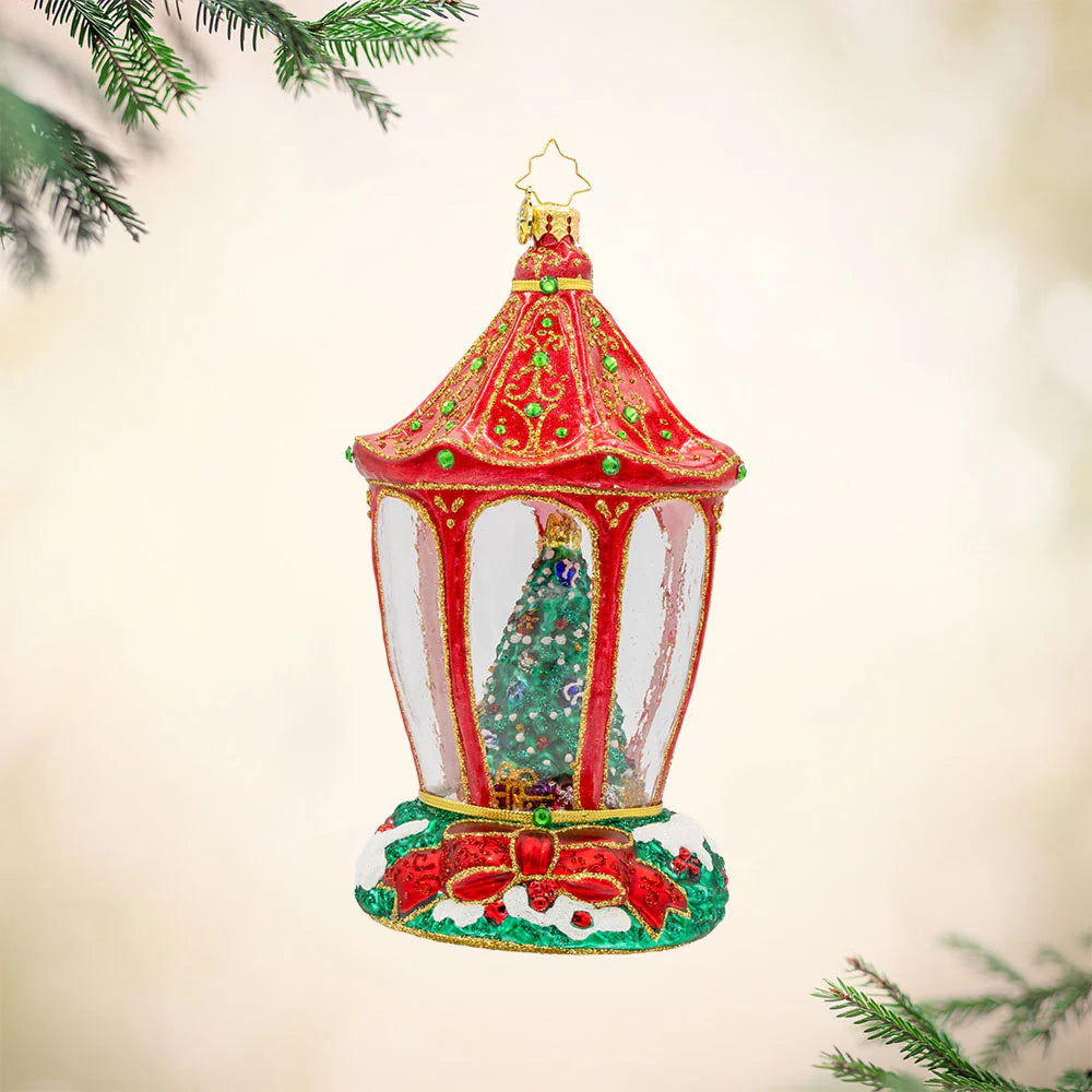 Christopher Radko Sparkle 'n Spruce Lantern