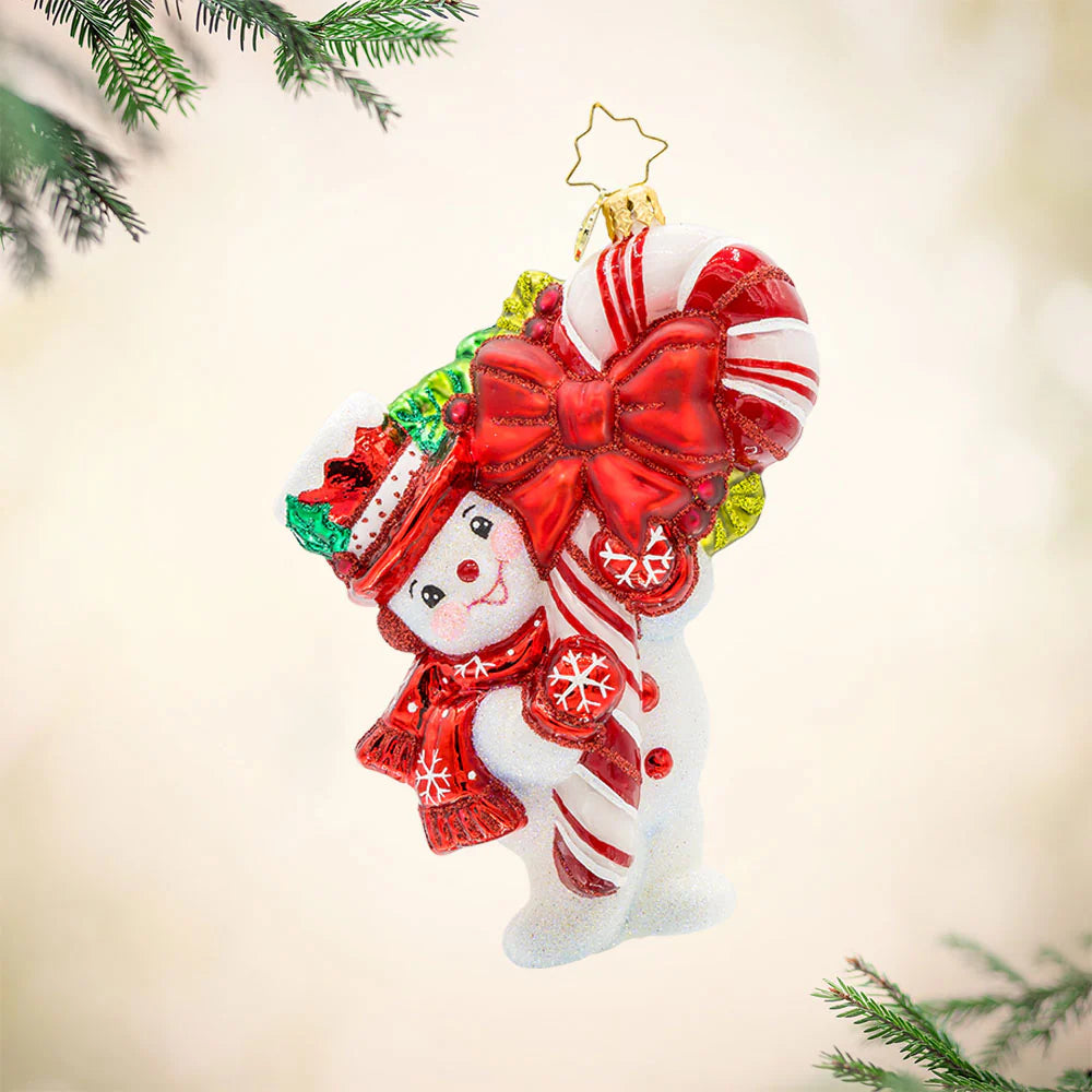 Christopher Radko Snowy Retro Cheer