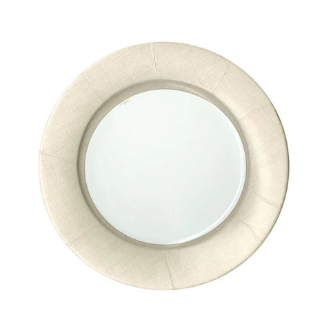 Caspari Linen Natural 8" Salad Plate
