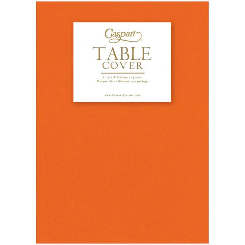 Caspari Orange Tablecover