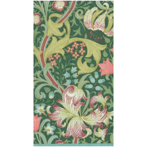 Caspari Golden Lily Guest Towel