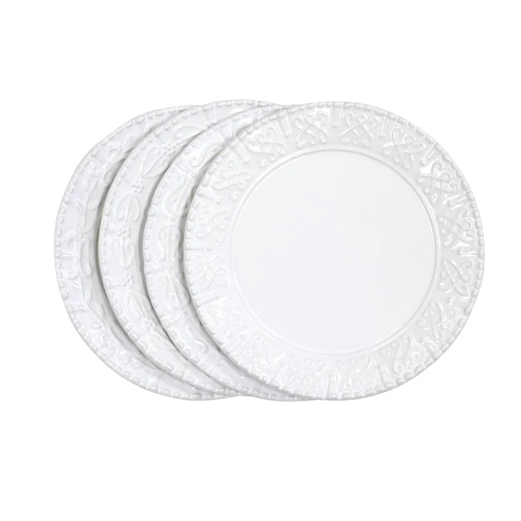 Skyros Designs Historia Salad Assorted Set of 4 Paperwhite