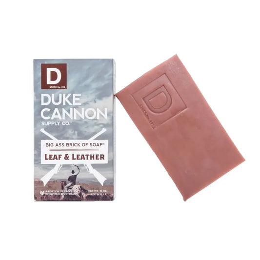 Duke Cannon Big Ass Brick of Soap, Leaf & Leather