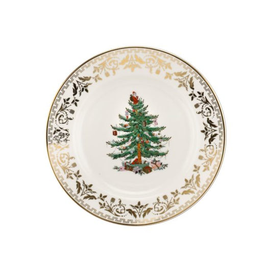 Spode Christmas Tree Gold Salad Plate