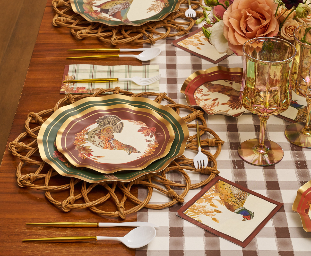 Woodland Harvest Cocktail Napkins/26pk