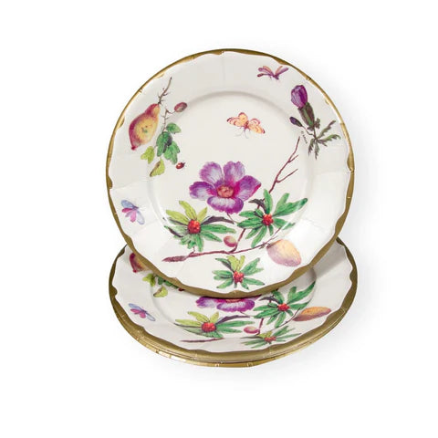 Caspari Porcelain Blooms Ivory