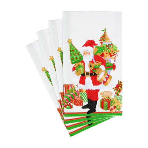Caspari Mr. Claus Guest Towel