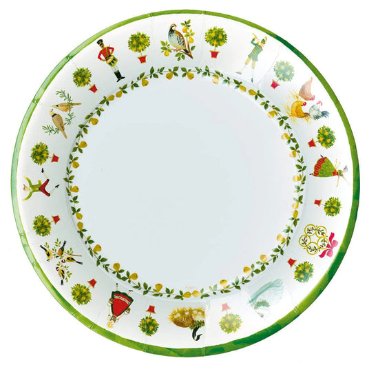 Caspari On the Twelfth Day Dinner Plates