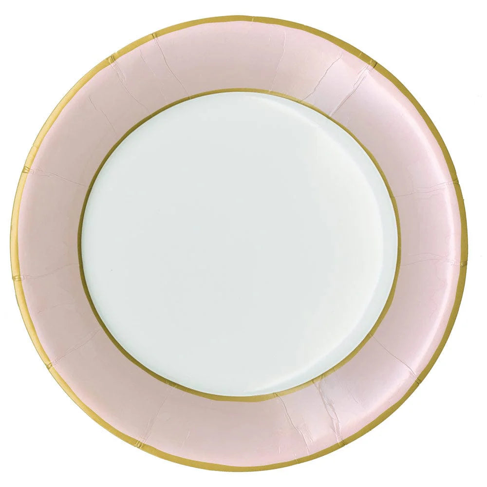Caspari Watercolor Petal Pink Dinner Plate