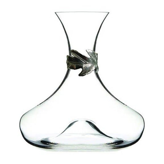 Artichoke Leaf Crystal Wine Decanter
