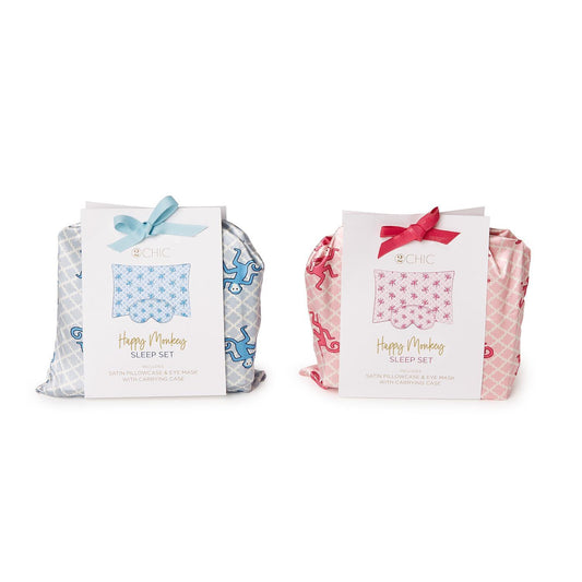 Two's Company Funky Monkey Sleep Set, Pink