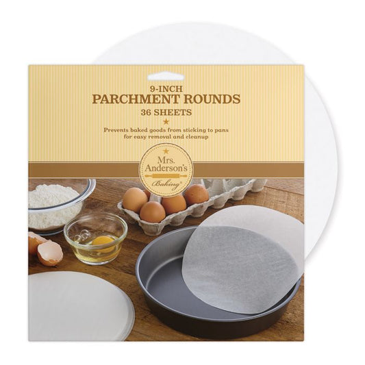 Mrs. Anderson Parchment Rounds 9"