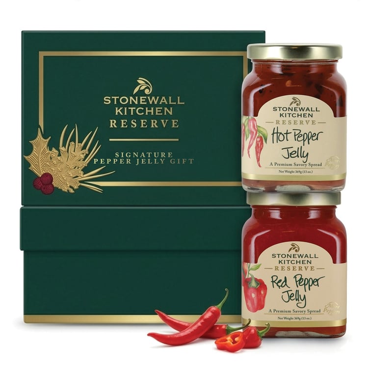 Stonewall Kitchen Reserve Holiday Signature Pepper Jelly Gift