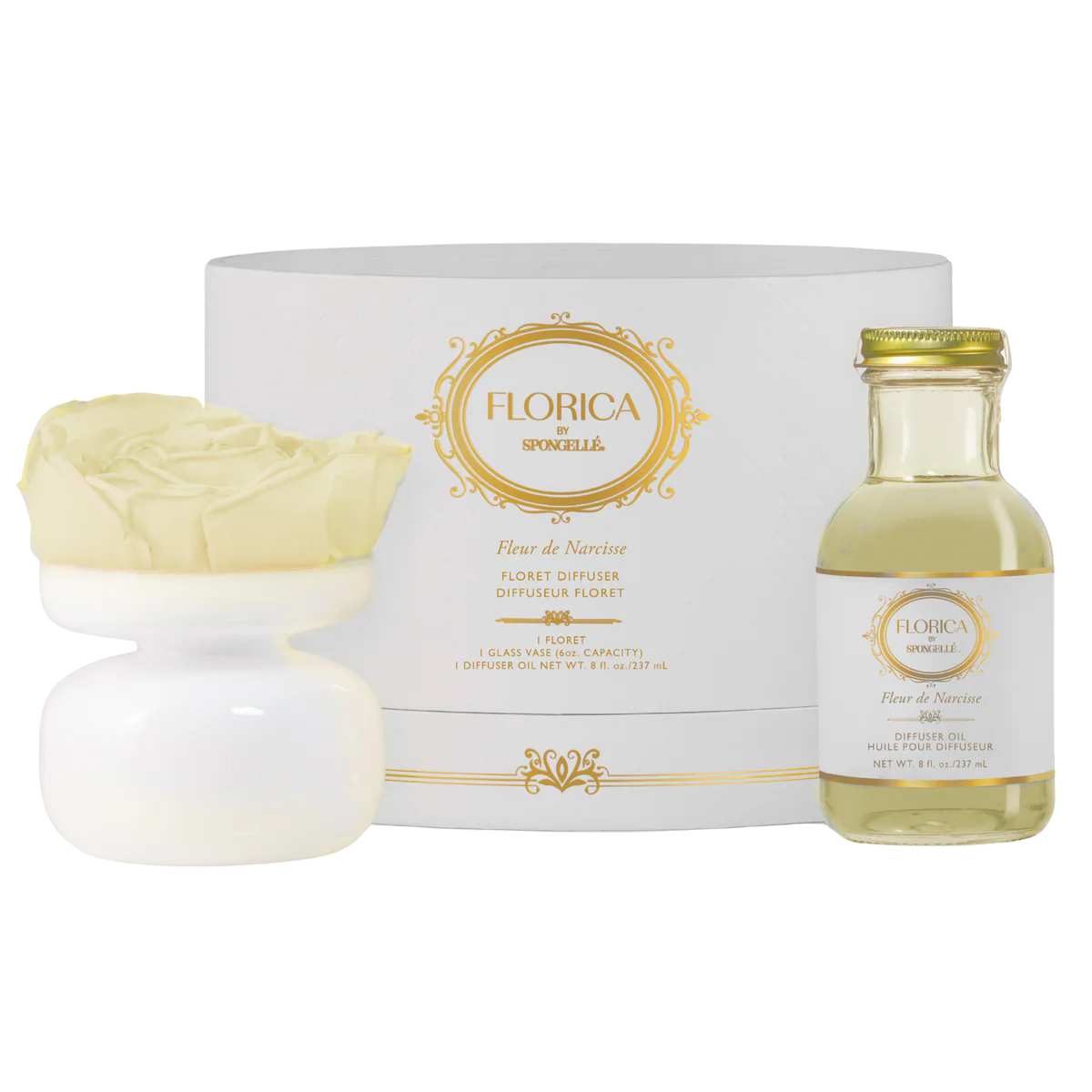 Florica Collection Floret Diffuser Gift Set Fleur de Narcisse