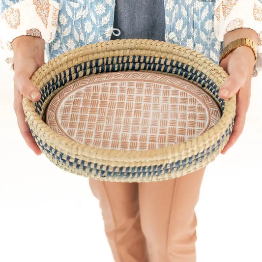 Rahab's Rope Oval Basket Weave Bread Warmer
