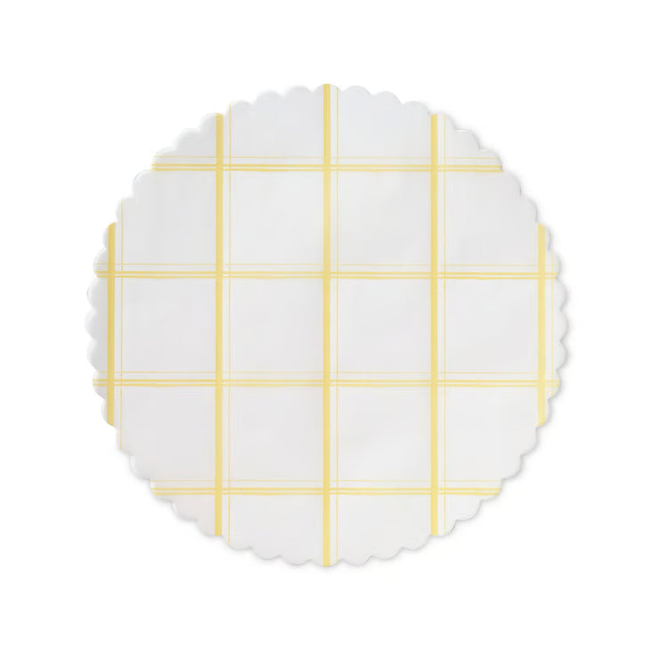 Plate & Pattern Flat Liner, Lemon Chiffon