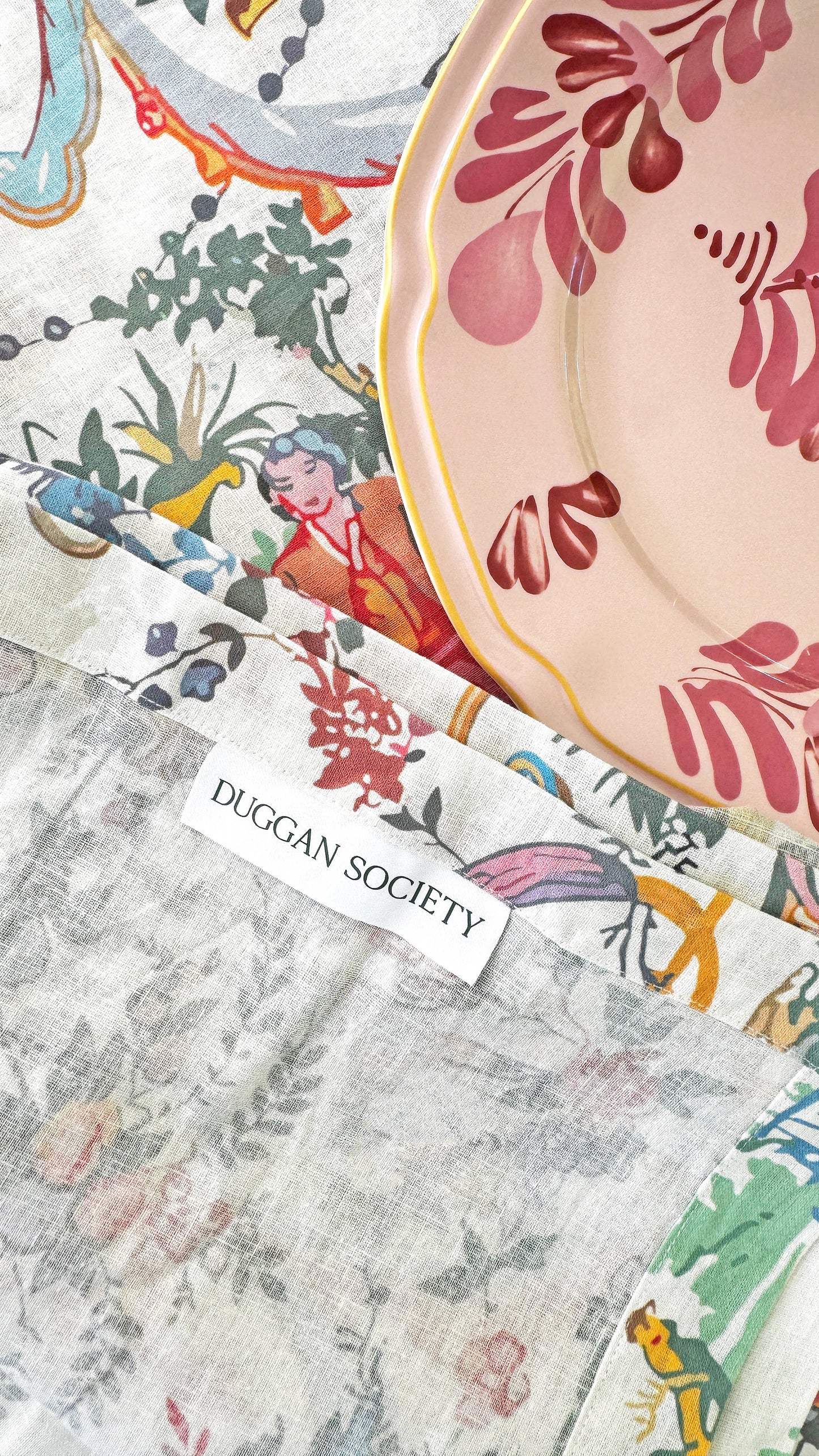 Toile tablecloth