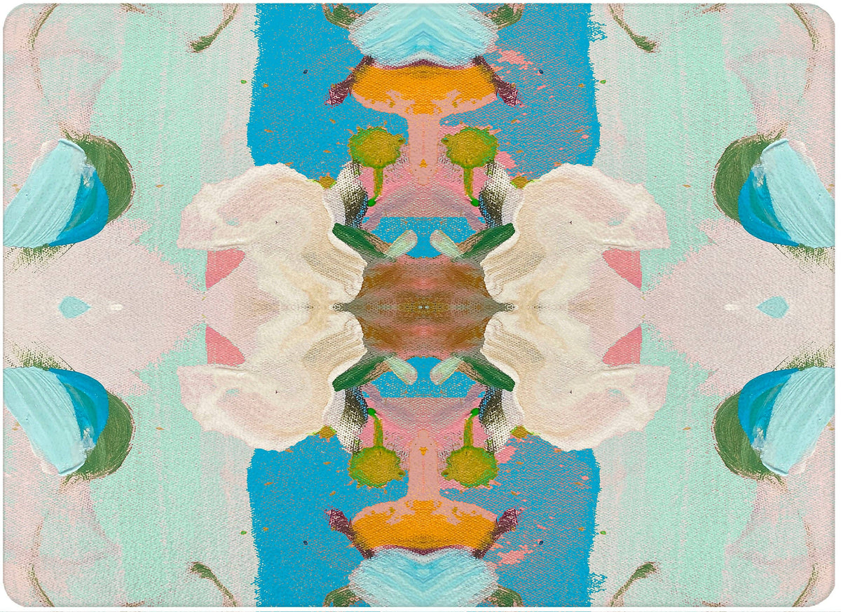 Laura Park Monets Garden Blue Cutting Board
