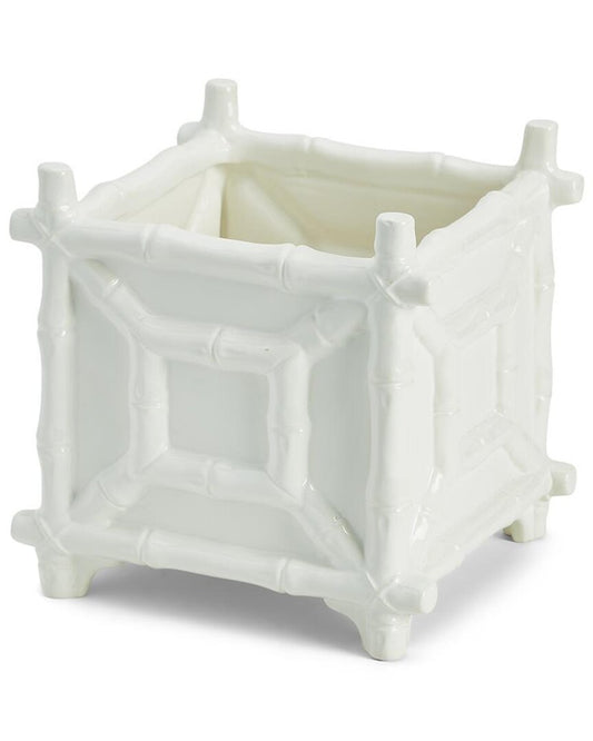 Two's Company Bamboo Cachepot