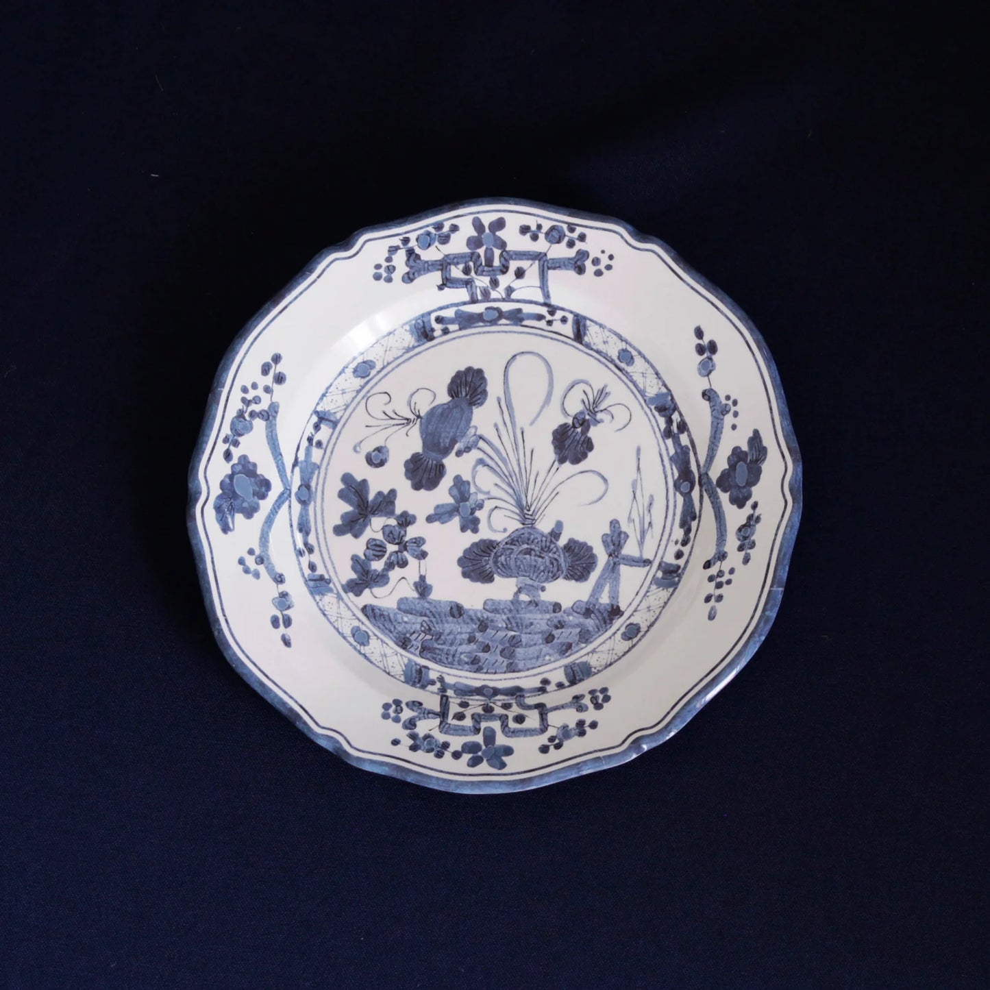 Vida Faenza 9" Salad Plate S/4, Blue
