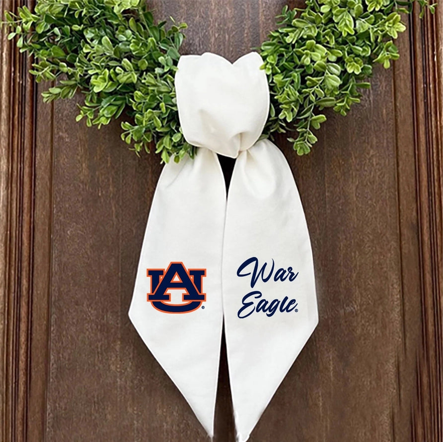 Auburn Logo Embroidered Wreath  Sash