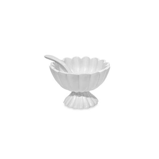 Beatriz Ball VIDA Vienna Mini Pedestal with Spoon White