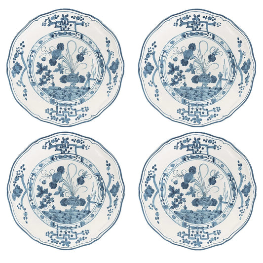 Beatriz Ball VIDA Faenza Appetizer Plate Set of 4 (Blue and White)