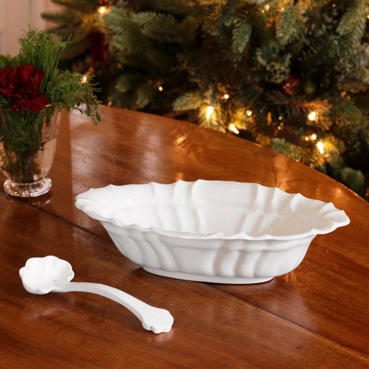 Beatriz Ball VIDA Tuscany Small Oval Bowl w/ Spoon