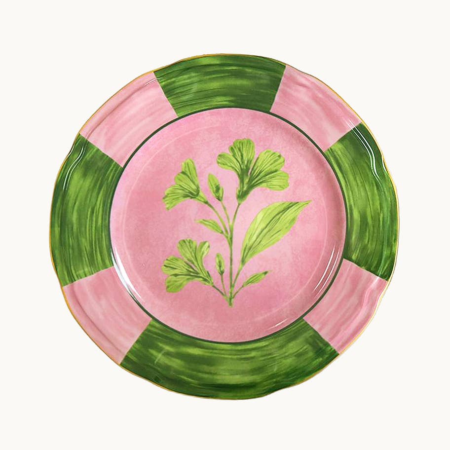Josephine pink dinner plate (set of 4)