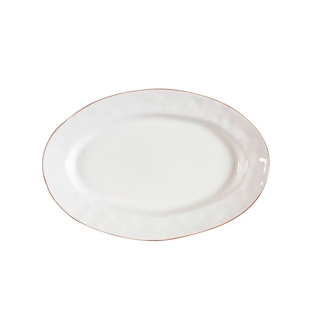 Skyros Designs Cantaria Small Oval Platter White