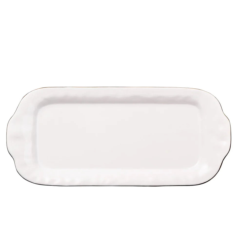 Skyros Designs Cantaria Large Rectangular Tray White