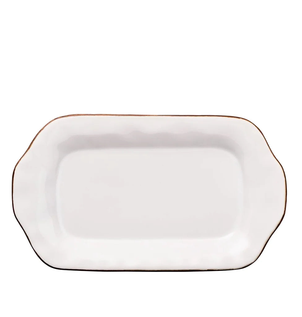 Skyros Designs Cantaria Butter/Sauce Server Tray White