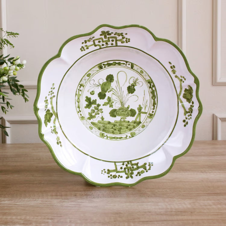 Beatriz Ball VIDA Faenza Bowl (Green and White)