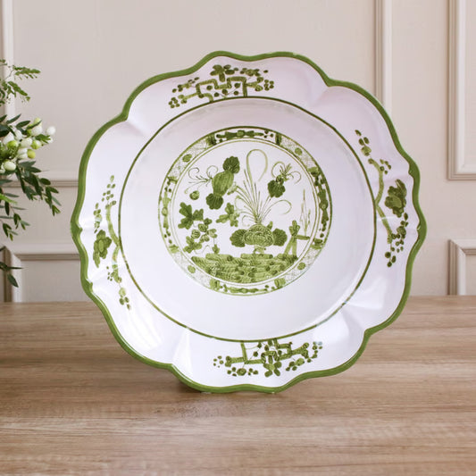 Beatriz Ball VIDA Faenza Bowl (Green and White)